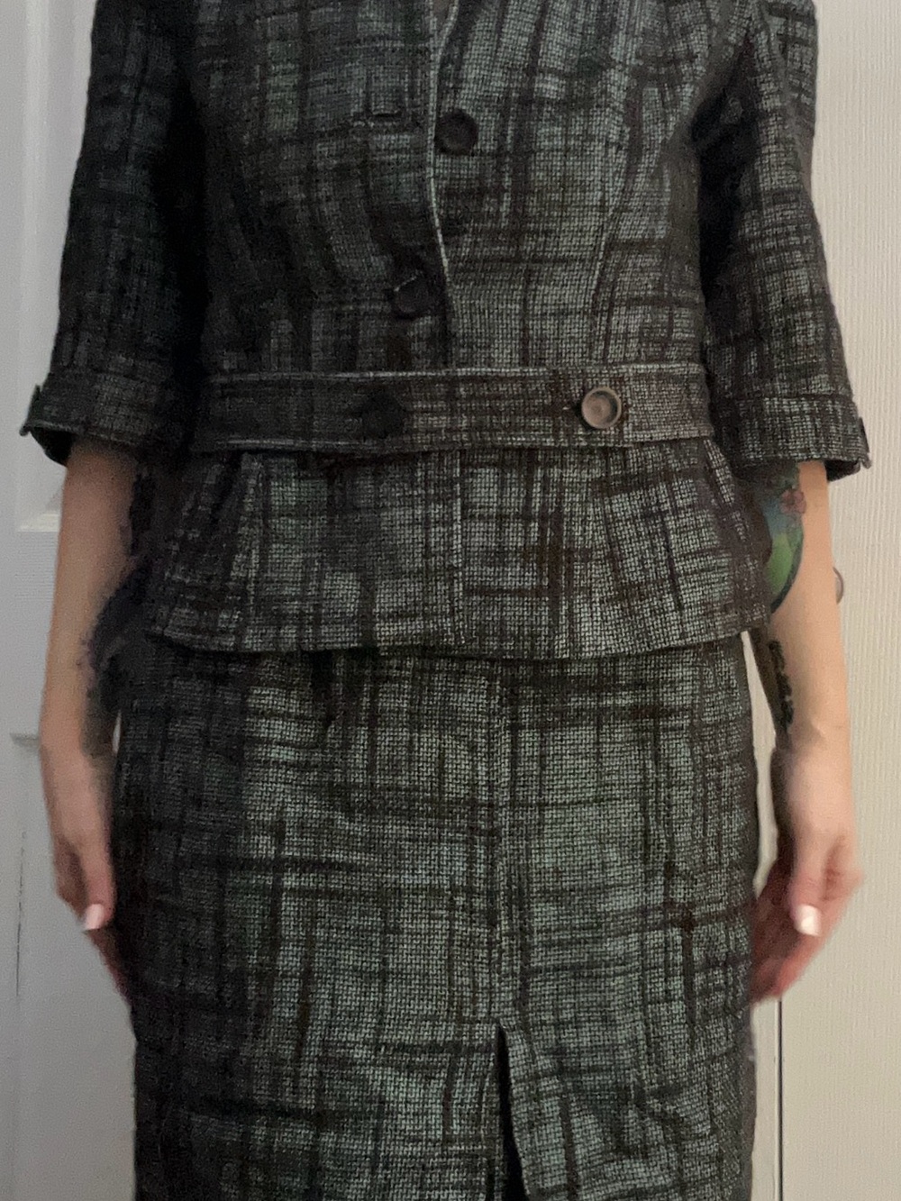 Etcetera Skirt Suit w/ Belt